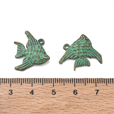 Tibetan Style Alloy Pendants AL-CBA8ABC-06-1