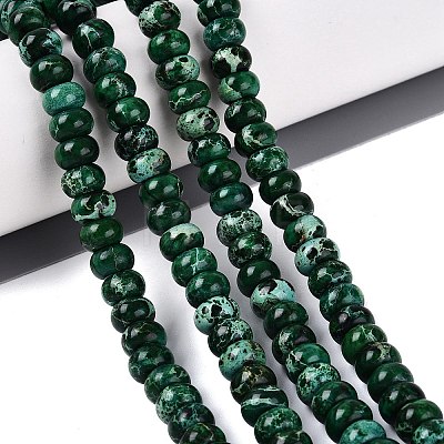 Dyed Synthetic Imperial Jasper Beads Strands G-Q606-99A-02-1