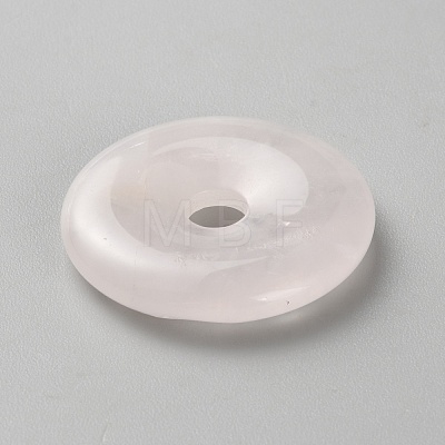Natural Rose Quartz Pendants G-WH0016-54A-1