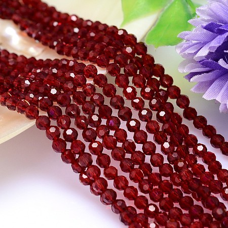 Imitation Austrian Crystal Bead Strands G-M181-5mm-05A-1