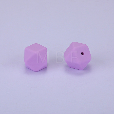Hexagonal Silicone Focal Beads LS-SI-JX0020A-98-1