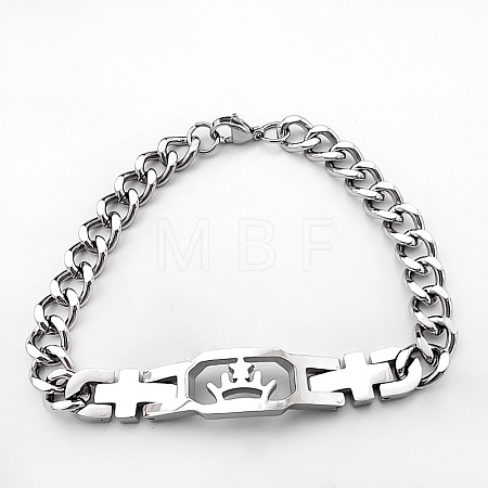 Unisex 304 Stainless Steel Bracelets WG31BE3-02-1