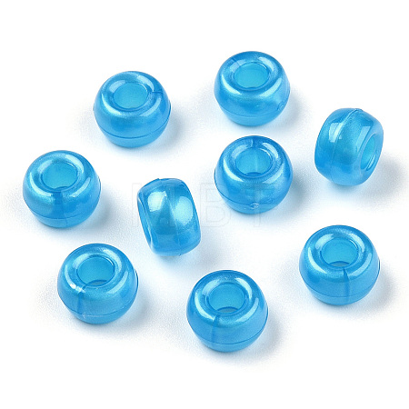 Plastic Pearlized Beads KY-T025-01-D02-1
