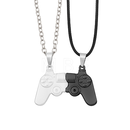 Magnetic Game Controller Alloy Pendant Matching Necklaces Set JN1013B-1