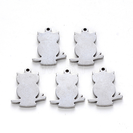 Tarnish Resistant 201 Stainless Steel Pendants X-STAS-N092-35A-1