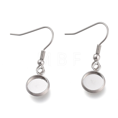 Tarnish Resistant 304 Stainless Steel Earring Hooks STAS-H114-10P-1