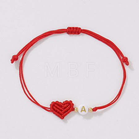 Brass & Resin Beads Braided Bead Bracelets BH1312-1-1
