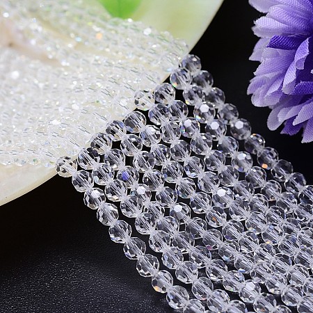 Imitation Austrian Crystal Bead Strands G-M181-12mm-01A-1