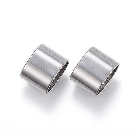 Tarnish Resistant 304 Stainless Steel Slide Charms STAS-E113-29P-1