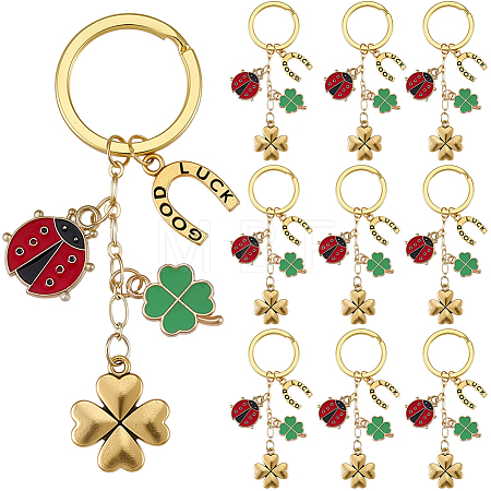 20Pcs Alloy Enamel Keychains KEYC-SC00054-1