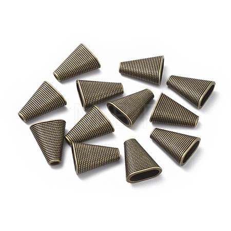 Tibetan Style Bead Cones TIBEB-00957-AB-NR-1