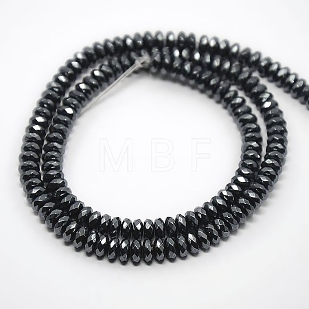 Non-magnetic Synthetic Hematite Beads Strands G-O004C-03A-1