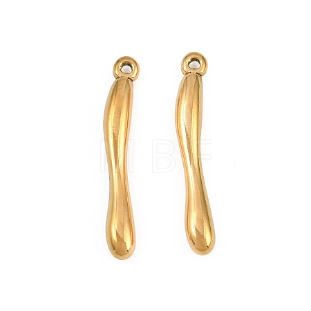 304 Stainless Steel Pendants STAS-L317-35G-1