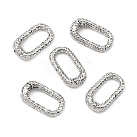 SHEGRACE Brass Spring Gate Rings XGRQ58222-756P-1