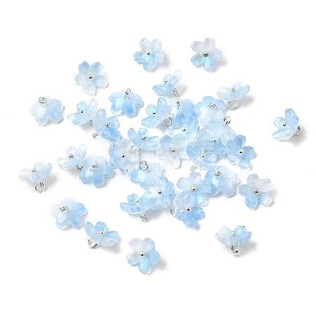Glass Charms GLAA-G127-05E-1