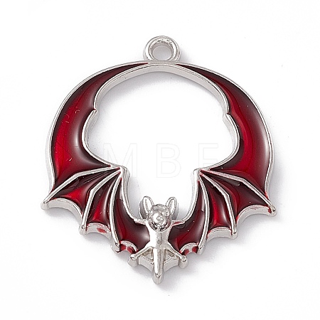 Alloy Enamel Pendants X-FIND-A021-07P-B-1
