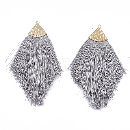 Polyester Tassel Big Pendant Decorations FIND-T042-05-1