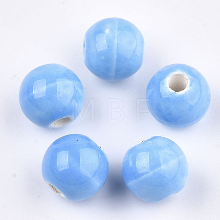 Handmade Porcelain Beads PORC-S499-01A-06-1