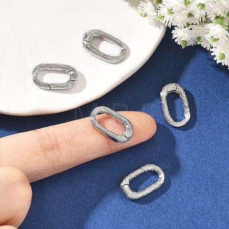 SHEGRACE Brass Spring Gate Rings XGRQ58965-753P-1