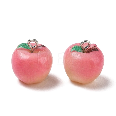 Opaque Resin Imitation Fruit Pendants RE-CBA9CFC-01A-1