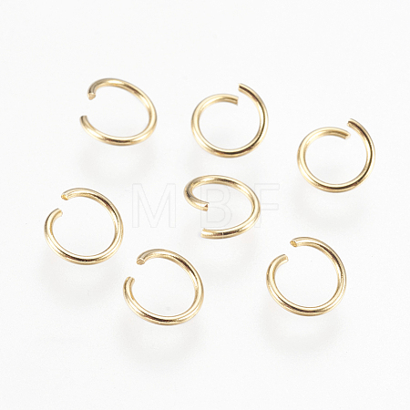 304 Stainless Steel Open Jump Rings X-STAS-P212-19G-09-1