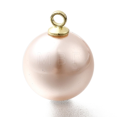 ABS Plastic Imitation Pearl Pendants FIND-H052-01H-01G-1
