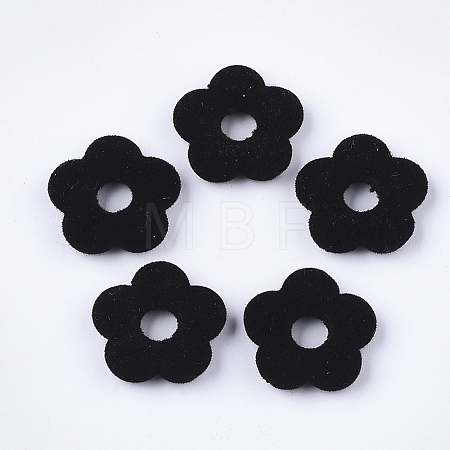 Flocky Acrylic Bead Frames X-OACR-T005-05-01-1