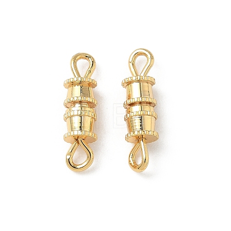 Brass Screw Clasps KK-Z136-44A-G-1