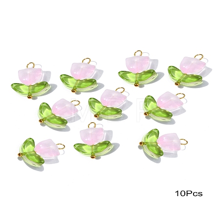 Handmade Lampwork Pendants PALLOY-YW028-04-1