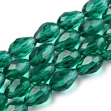 Glass Beads Strands X-GLAA-R024-11x8mm-16-1