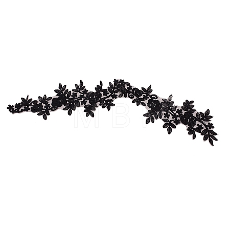 Lace Embroidery Costume Accessories LS-DIY-WH0185-15-1