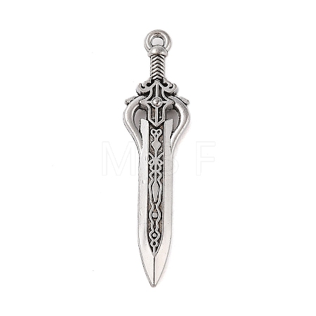 Tibetan Style Alloy Big Pendants FIND-Z053-03AS-07-1