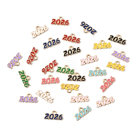 Alloy Enamel Pendants ENAM-D319-01KCG-01-1