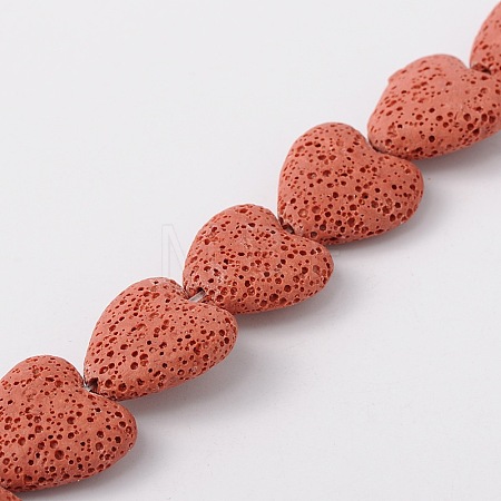 Synthetic Lava Rock Bead Strands G-N0114-12-1