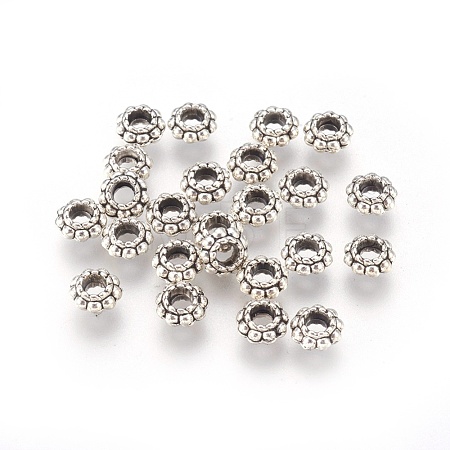 Tibetan Style Alloy Spacer Beads LF1565Y-1