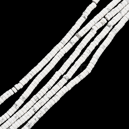 Synthetic Howlite Beads Strands G-M401-D03-1