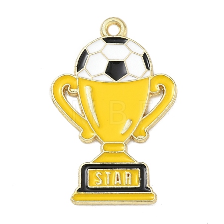Alloy Enamel Pendants ENAM-I075-01G-09-1