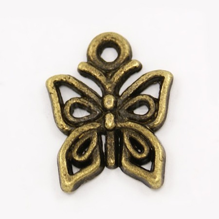 Tibetan Style Alloy Pendants TIBEP-A890-AB-FF-1
