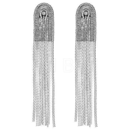 2Pcs Fashionable Alloy Tassel Epaulettes FIND-FH0005-41P-1