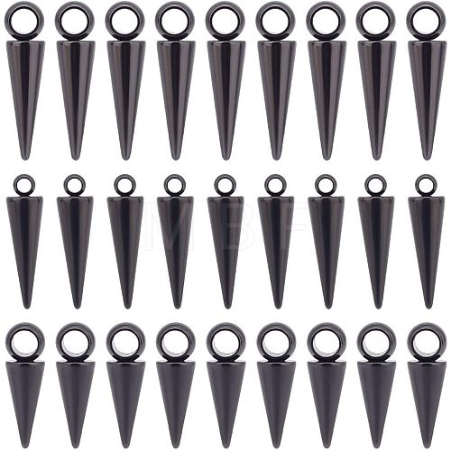 Unicraftale 30Pcs 3 Style 304 Stainless Steel Pendants STAS-UN0038-28-1