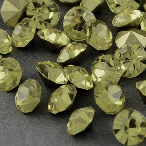Grade A Glass Pointed Back Chaton Rhinestones RGLA-PP25-16A-1