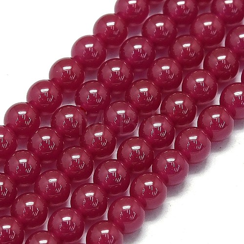 Natural Ruby/Red Corundum Beads Strands G-G106-P02-04-1