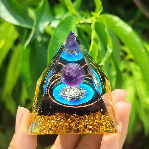 Orgonite Pyramid Resin Energy Generators PW-WG856F0-01-1