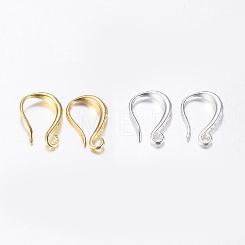 Brass Earring Hooks KK-K197-62-1