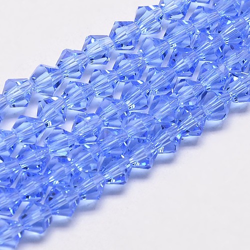 Transparent Glass Beads Strands EGLA-A039-T6mm-D07-1