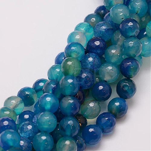 Natural Agate Bead Strands G-G882-10mm-C02-4-1