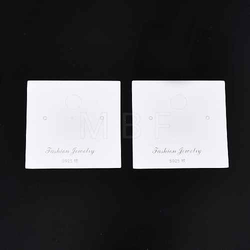 Rectangle Cardboard Jewelry Display Cards CDIS-N002-006-1