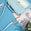 Unicraftale 2Pcs Aluminum & Iron & Zinc Alloy Oval Link Purse Strap Extenders FIND-UN0003-19KCG-2