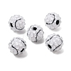Sports Theme Opaque Acrylic European Beads RB-CBA95A4-04A-05-1