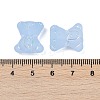 Frosted Transparent Acrylic Beads OACR-P029-20B-04-4